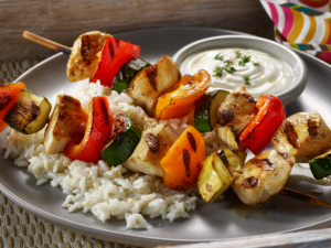 mediterranean chicken skewers