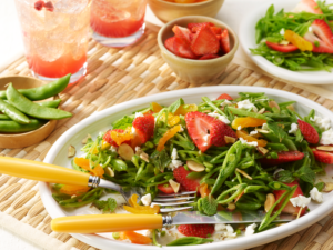 strawberry snap pea salad