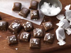 Salted Coffee Caramels