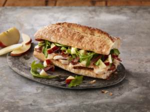 Turkey Bacon Apple Sandwich